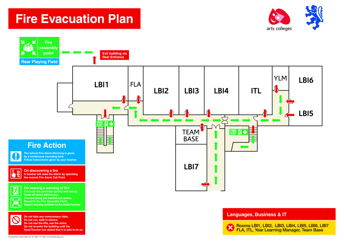 Business Fire Evacuation Plan Template